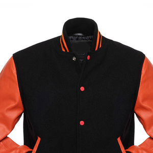 Chaqueta Varsity Lisa con Bordado Personalizado de la Más Alta Calidad al por Mayor para Hombre y Chaqueta de Alta Calidad - Product Image 3