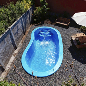 Piscine Jacuzzi de jardin en fibre de verre FRP, grande taille 3m 5m 6m, piscine spa pour jardin - Product Image 3