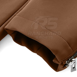 Blouson Bomber en Cuir pour Homme Style Urbain - Vêtement d'extérieur Chaud pour l'Hiver, Durable, Séchage Rapide et Respirant, Logo Frontal - Product Image 6