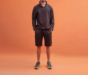 Ensemble de survêtement coupe-vent imprimé à manches longues pour homme, en microfibre de nylon de haute qualité - Product Image 5