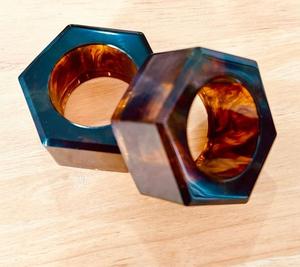 Anillo para Servilletas de Resina de Primera Calidad, para Camping, Bodas, Vajilla, Ecológico, Duradero, Estilo Clásico, Decoración del Hogar, Regalo de Navidad - Product Image 2