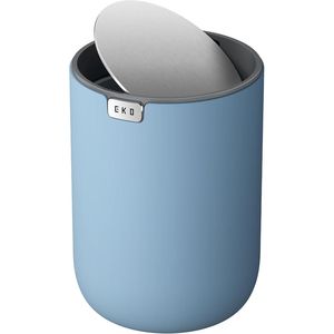 Fandy 0.58 Gal/2.2L Mini Trash Can Swing-Top Desktop Trash Can for Bathroom Countertop Vanity Desk Office Small Waste Bins - Product Image 1