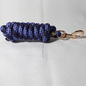 Cuerda de plomo de algodón de alta calidad, cuerda de plomo ecológica con gancho a presión, disponible en varios colores, fabricante en la India - Product Image 1
