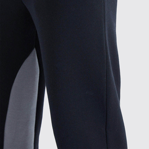 Pantalon de survêtement évasé à double taille pour homme, coupe droite, jambe large, 100% coton - Product Image 5