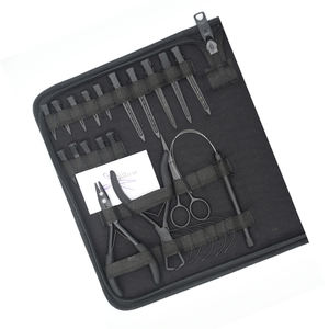 Kit de Herramientas Profesionales Premium para Extensiones de Cabello, Alicates de Acero Inoxidable con Recubrimiento en Polvo Negro Mate, Grado Quirúrgico, Sostenible - Product Image 4