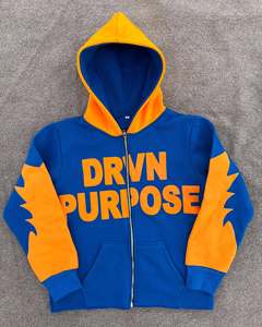 Custom Heavyweight Cotton Fleece Hoodie Tracksuit Manufacturer OEM Private Label <b>Streetwear</b> Jogger Set Wholesale <b>Supplier</b> - Product Image 6