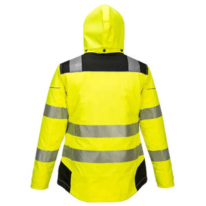 Waterproof Hi Vis <b>Construction</b> Softshell <b>Work</b> Wear Safety Security Reflective Tape Security <b>Jackets</b> for Unisex - Product Image 6