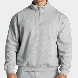 Custom Wholesale Top Quality <b>Men</b> Sweat Shirt Best Selling <b>Men</b> Crew Neck <b>Thermal</b> Full Zip Us <b>Thermal</b> Sweatshirt - Product Image 1
