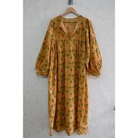 Robe d'été en coton imprimé pour femmes, style bohème fait main