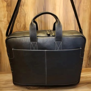 Real Handmade Buffalo Wholesale Custom Black Large Capacity <b>Travel</b> Tote Laptop Briefcase <b>Bag</b> for Men - Product Image 1