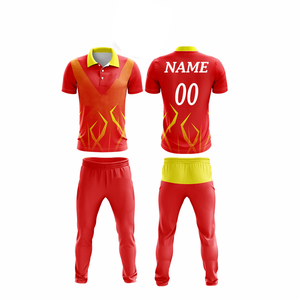 Maillot de cricket personnalisé, design d'uniforme d'équipe, respirant, séchage rapide, grande taille, pour hommes adultes, prix bas, nouveau maillot de cricket sublimé - Product Image 6