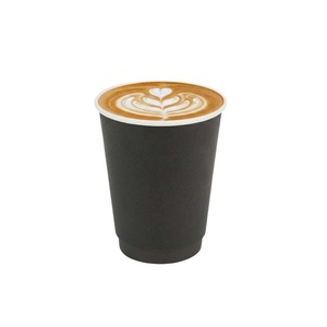 Vente en gros de gobelets en papier isolés jetables écologiques de 8 oz avec impression à double paroi du logo personnalisé pour boissons chaudes-pour la maison et le bureau - Product Image 1