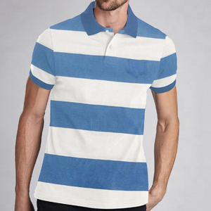 Nuevo logotipo personalizado hombres manga corta algodón/poliéster Polo camiseta en diferentes diseños hombre Camiseta polo, Polo de hombre, hombre polo - Product Image 5