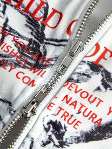 Conjunto Casual de Sudadera con Capucha y Pantalones Deportivos para Hombre, Otoño, con Estampado de Letras, Conjunto de 2 Piezas Blanco, Conjunto Deportivo para Hombre - Product Image 2