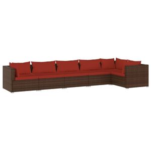 Set da giardino marrone e rosso cannella - Product Image 2