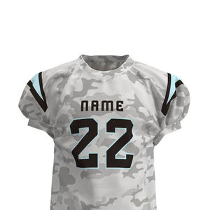 Maillots de football américain unisexes de haute qualité, protection UV antibactérienne, vêtements de sport respirants, design sublimé personnalisable - Product Image 4