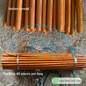 Balai avec poils naturels de qualité moyenne, manche en bois durable, 45 pouces et plus, pour le nettoyage des sols à la maison - Product Image 5