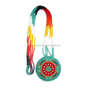 Rfcrafts unisex สร้อยคอลูกปัดเมล็ดแก้วที่มีคุณภาพสูงที่กำหนดเองด้วยลายดอกไม้โรแมนติกสัตว์ชุบทองโดย rfcrafts - Product Image 5