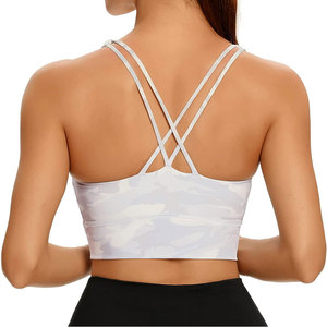 Latest Style Low MOQ Women Sports Bra Factory Direct Sale High Quality High Support Eco-Friendly Breathable Front - Product Image 3