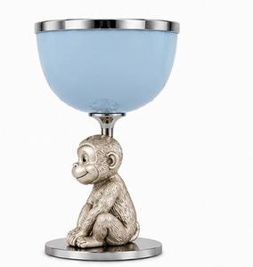 Monkey <b>Bakhoor</b> Burner Mint Green Mabkhara Arabic <b>Oud</b> Metal Incense Burner Luxury Eco-friendly Religious Indian Incense Holder - Product Image 4