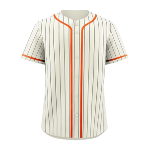 Camisetas de Béisbol Cortas Personalizadas de Talla Grande, 100% Poliéster, Absorbentes de Humedad, Color Rosa para la Lucha Contra el Cáncer de Mama, Cierre con Botones OEM - Product Image 3