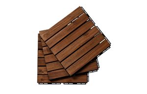 Best Selling BeNK Teak Wood Deck Tiles Interlocking Outdoor <b>Garden</b> <b>Set</b> Modern Panel Design Weather Resistant Solid Wood Panels - Product Image 3