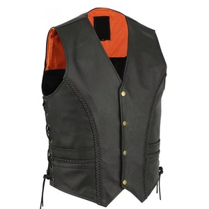 Chaleco de Cuero para Hombre a Precio Razonable, Transpirable, 100% Piel de Vaca, Estilo Casual Elegante, Talla Adulto, Alta Calidad - Product Image 3
