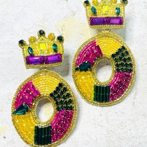 Luxury Handmade Indian Seed <b>Bead</b> Earrings Multi <b>Color</b> Beaded Statement Jewelry At Best Price - Product Image 6