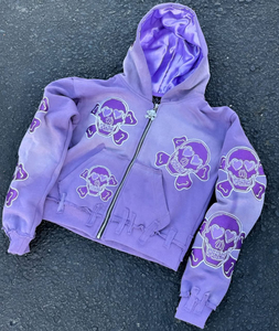 ชุดเซ็ตเสื้อแจ็คเก็ตและกางเกงวอร์มผ้าทอแบบสั่งทำพิเศษสำหรับฤดูหนาว สไตล์ฮิปฮอป สำหรับผู้ชาย - Product Image 4