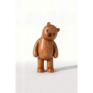 Wooden Sculpture Art Accent for <b>Shelf</b> and Console Table Unique Home <b>Decor</b> Sculptures - Product Image 3