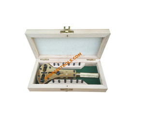 High Quality <b>Waterproof</b> Steel Watch Case Opener Jumbo Size Gold Finish <b>Box</b> for Big Watches-Premium Jewelry <b>Tools</b> Equipment - Product Image 2