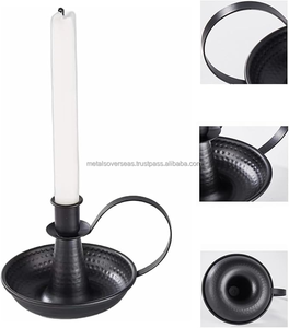 Candelabro de Hierro Retro, Estilo Vintage, Hecho a Mano, Duradero, Soporte para Velas Navideñas, Decoración Metálica para Mesa del Hogar - Product Image 6