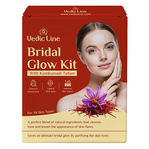 Vedicline <b>Kumkumadi</b> <b>Tailam</b> Bridal Glow Facial Kit 62ML for Whitening Glow and Skin Rejuvenation for Export Selling Price - Product Image 1