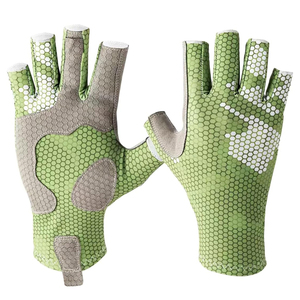 Gants de pêche respirants, confortables, coupe décontractée, légers, à doigts courts, compatibles avec la chasse et la pêche, unisexes, best-sellers - Product Image 1