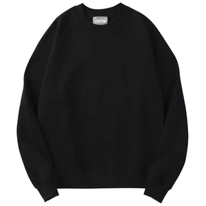 เสื้อสเวตเชิ้ตผู้ชายขายส่ง เสื้อฮู้ดลำลอง คอกลม เสื้อผ้าสตรีทแวร์ผู้ชาย ผ้าฝ้ายเทอร์รี่ 100% สเวตเชิ้ตปักโลโก้ตามสั่ง - Product Image 2