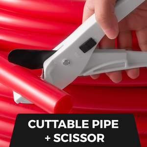 5/8 pouces X 500Ft Durable PEX Tube EVOH O2 Barrière Rouge Pex-B pour Résidentiel Commercial Radiant Plancher Chauffage Flexible Plomberie - Product Image 4