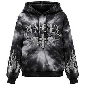 Sudadera con Capucha de Invierno Personalizada al por Mayor, con Decoración de Lentejuelas, 100% Algodón Ecológico, Proveedor OEM Directo de Fábrica - Product Image 1