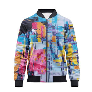 Trendy Street Inspired Men Sublimation Varsity <b>Jackets</b> Suitable For Travel Recreation And Casual Activities Men's <b>Jackets</b> - Product Image 1