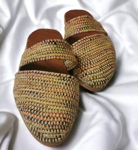 Sandales en raphia style bohème chic - Product Image 2