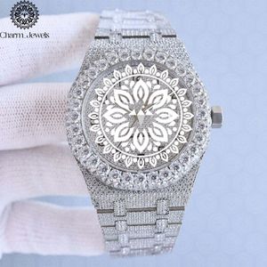 Charm_Jewels Luxury Women's Stainless Steel <b>Watch</b> 38mm Round Dial Analog Quartz Movement Sapphire Crystal Folding Clasp - Product Image 1