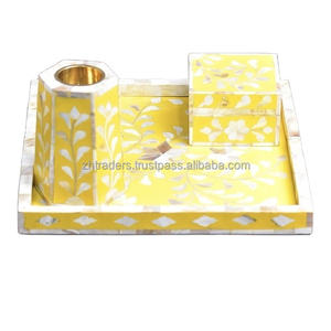 Ensemble de brûleurs d'encens Premium Pearl Glow avec incrustation de nacre, luxe pour maisons arabes, bois de santal religieux, spécial célébrations du Ramadan - Product Image 3