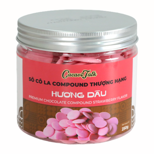 Boutons de chocolat composé de qualité supérieure, vente en gros, expédition mondiale directe, HALAL, OEM/ODM, boutons de chocolat à la fraise, 1KG, biscuits - Product Image 1