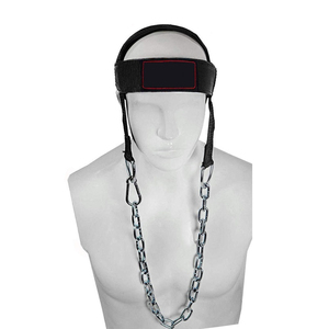 สายรัดคอเนโอพรีนแบบหนาพิเศษน้ำหนักเบาพร้อมโซ่แบบ D-Rings สำหรับการออกกำลังกายแบบต้านทานด้วยน้ำหนัก ป้องกันอย่างมืออาชีพ เหมาะสำหรับทุกเพศ - Product Image 1