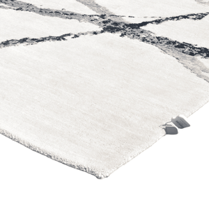 Alfombra Geométrica de Lana Anudada a Mano, de Pelo Corto, Estilo Contemporáneo Minimalista, para Sala de Estar de Lujo - Product Image 6
