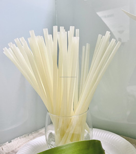 Pajitas de arroz aplicadas en barras de jugo, tiendas de batidos y tiendas de té de burbujas que garantizan la experiencia del cliente con productos naturales - Product Image 2