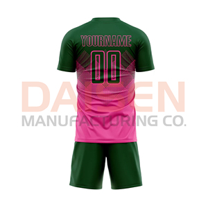 Ensemble d'uniformes de football à séchage rapide, kit de football personnalisé avec logo, vêtements de sport confortables et performants, production OEM, design de haute qualité - Product Image 3