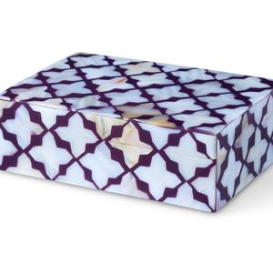 Boîte de rangement artisanale écologique en os incrusté, dernier modèle d'organisateur pour bijoux et colliers, boîtes multicolores aux meilleurs prix - Product Image 1