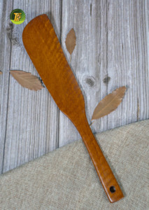 Cuchara de Servir de Madera de Teca Minimalista, Cuchara Larga con Mango, Utensilios de Cocina No Tóxicos, Cubertería Rústica, Utensilios de Cocina para el Hogar - Product Image 2