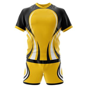 Vêtements de sport au design optimal, uniformes de rugby de haute qualité, légers, en polyester, en stock - Product Image 2