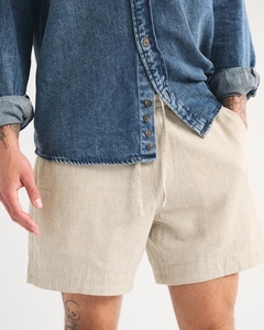 Pantalones Cortos de Algodón 100% Personalizados para Hombre, Cintura Elástica con Cordón, Casuales, Transpirables, de Secado Rápido, OEM, ODM, Venta al Por Mayor, Marca Privada - Product Image 2